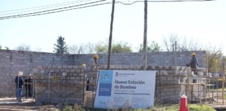 Avanza la construcción de la estación de bombeo cloacal