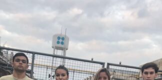 En las últimas horas, circuló un video de la precandidata a intendente Noelia Ruiz, junto a un grupo de jóvenes en la puerta de la Ex Dupont.