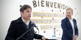 Kicillof inauguró el Jardín de Infantes N°929 de Ezeiza