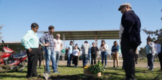 Ustarroz acompañó a la Unión de Trabajadores de la Tierra en el Día de la Pachamama