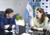 Kicillof se reunió con la intendenta Mariel Fernández