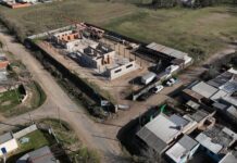 Avanzan las obras del centro deportivo y comunitario en San Martín