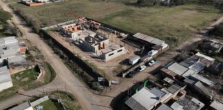 Avanzan las obras del centro deportivo y comunitario en San Martín