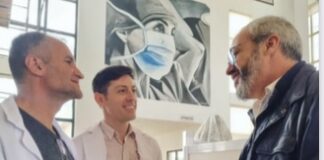 El Director Provincial de Hospitales, Dr. Juan Sebastián Riera, visitó el Hospital Blas Lorenzo Dubarry