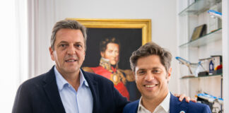 Kicillof y Massa se reunieron con las y los intendentes bonaerenses electos