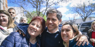 Kicillof recorrió avances de obras de hábitat e infraestructura educativa