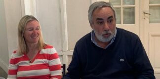 Candidato a vicegobernador, Miguel Fernández, visitó Mercedes para impulsar a Juntos