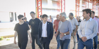 Kicillof se reunió con intendentes de la sexta y séptima sección electoral