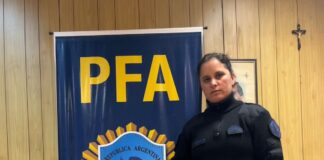 LA DIVISIÓN UNIDAD OPERATIVA FEDERAL MERCEDES DE LA POLÍCIA FEDERAL ARGENTINA, CUENTA CON UN CAN DETECTOR DE DROGAS Y SUS RESPECTIVOS GUIAS