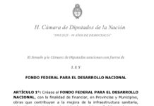 Máximo Kirchner impulsa la creación del FONDO FEDERAL PARA EL DESARROLLO NACIONAL