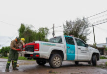 El Ministerio de Ambiente asiste a los municipios para reparar los daños ocasionados por el temporal