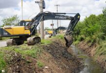 Avanzan con las obras hídricas en los canales de la ciudad