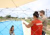 La pileta del Club Holanda también se disfruta este verano