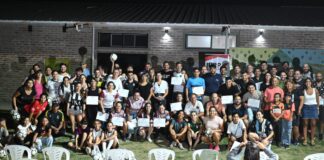 Se entregaron diplomas de fin de curso entre Dirección de Deportes e Instituto River Plate