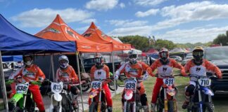 Todos los pilotos mercedinos lograron completar el Enduro del Verano en Gesell