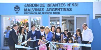 Kicillof inauguró un nuevo Jardín de Infantes en Villa de Mayo