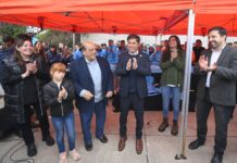 Kicillof y Mussi inauguraron obras de pavimentación en Berazategui