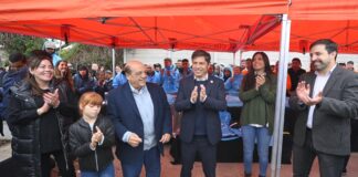 Kicillof y Mussi inauguraron obras de pavimentación en Berazategui