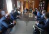 El Dr. Hernán Salaverri, Presidente del Colegio de Abogados de Mercedes, participa en reunión con el Presidente de la SCBA