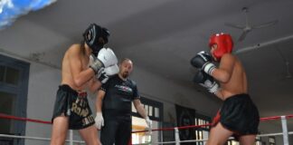 Festival de Kickboxing y Box en el Martin Rodríguez