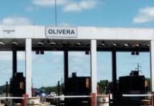 Nuevo aumento del peaje de Olivera: $1000