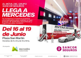 Llegó a Mercedes el Móvil Rutas en Rojo