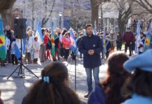 Se conmemoró el 9 de Julio en Plaza San Martín