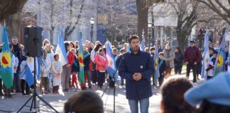 Se conmemoró el 9 de Julio en Plaza San Martín