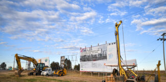 Kicillof dio inicio formal a las obras de construcción de la Estación Transformadora de Guaminí