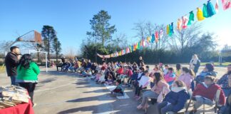 Realizan actividades inter institucionales y solidarias en Escuela N°26