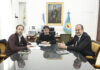 Kicillof recibió a Federico Susbielles en la Gobernación
