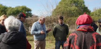 Nueva entrega de durazneros a productores mercedinos