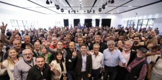 Kicillof encabezó el cierre del Congreso de SATSAID