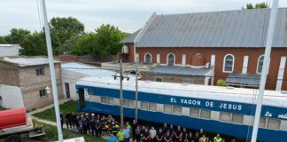 Se realizó un simulacro de incendio y emergencia en la Unidad N°5