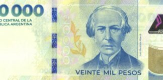 El nuevo billete de $20.000 con la imagen de Juan Bautista Alberdi ya está en circulación