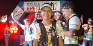 Runner del CEF 193 terminó tercera en la Vuelta al lago Epecuen
