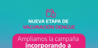 Dengue: amplían la vacunación a toda la provincia