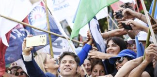 Axel Kicillof en el acto por el Día de la Soberanía