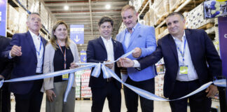 Kicillof participó de la apertura de un comercio mayorista en General Madariaga