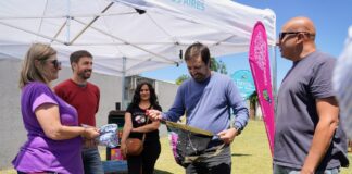 Ustarroz y ministro Kreplak recorrieron barrios, promovieron el descacharreo y la prevención del dengue