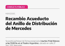 ComiLu realiza un nuevo llamado a Consulta Pública para obras en Mercedes