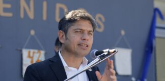 Kicillof inauguró el nuevo edificio de la Escuela Secundaria N° 43 de Morón