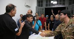 Kicillof recorrió las zonas afectadas tras el temporal