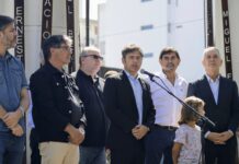 Kicillof encabezó un acto homenaje a excombatientes de Malvinas