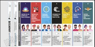 Cómo serán los modelos de Boleta Única de Papel para las elecciones legislativas