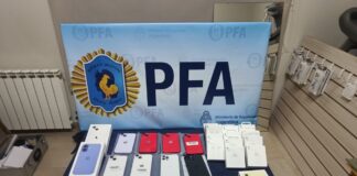 Policía Federal de Mercedes desarticula venta irregular de dispositivos de alta gama