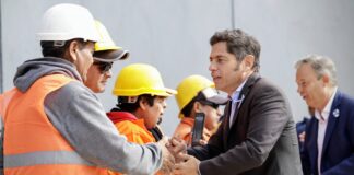 Kicillof inauguró el nuevo viaducto «Papa Francisco» en la Ruta Provincial N°4