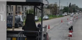 Se reanudó la obra de Acceso Sur
