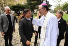 Kicillof participó del Tedeum en la Catedral de La Plata