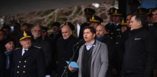 Más de 2.700 cadetes de la policía provincial juraron fidelidad a la bandera nacional
